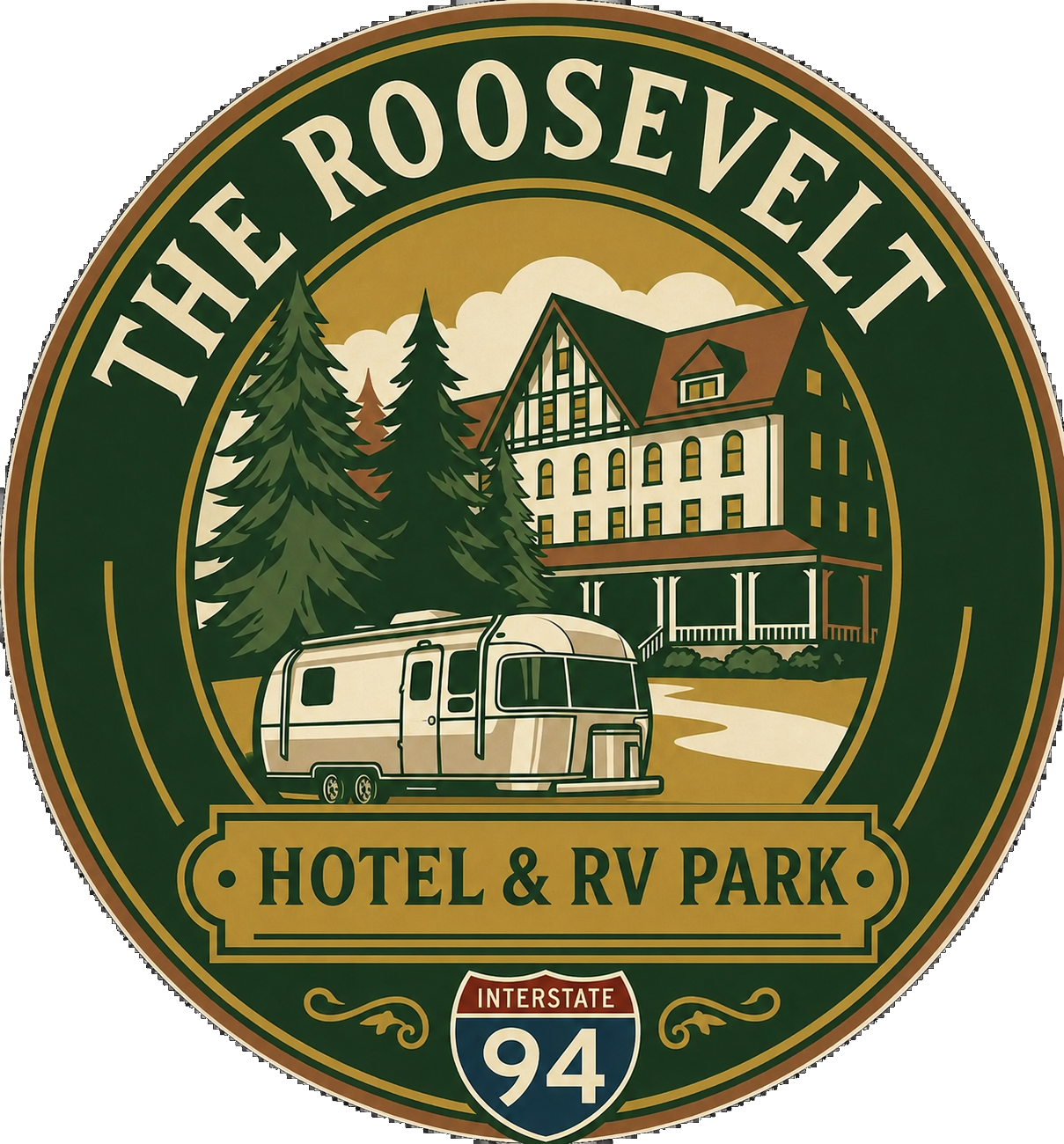 The Roosevelt Hotel & RV Park -Logo